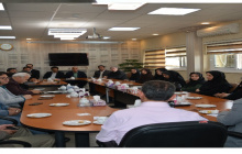 دیدار معاون درمان و روسای بیمارستان ها با ریاست دانشگاه به مناسبت حلول سال جدید