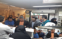 بازدید شبانه معاون درمان دانشگاه از بخش های مختلف بیمارستان امام حسین (ع)
