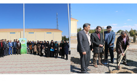 برگزاری مراسم روز درختکاری در دانشگاه علوم پزشکی شاهرود
