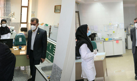 بازدید دکتر رضا چمن از مرکز جامع خدمات شهری _ روستایی شبانه روزی بسطام
