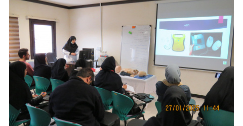 an advanced pediatric CPR class