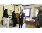 بازدید رییس اداره گوش و سلامت شنوایی وزارت بهداشت از بخش شنوایی‌سنجی بیمارستان بهار