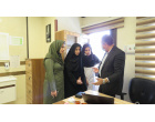 بازدید رییس اداره گوش و سلامت شنوایی وزارت بهداشت از بخش شنوایی‌سنجی بیمارستان بهار