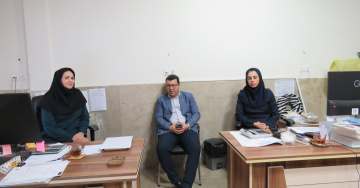 معارفه خانم حسینی به عنوان سرپرست جدید حسابداری و درآمد