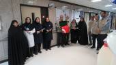 گزارش تصویری از تبریک روز پرستار