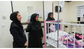بازدید دوره‌ای مدیر پرستاری دانشگاه از بخش‌های اطفال و PICU بیمارستان بهار