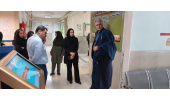 بازدید رئیس دانشگاه علوم پزشکی و هیئت همراه از بیمارستان بهار