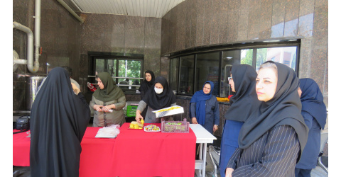 برپایی موکب پذیرایی به مناسبت عید سعید غدیر در بیمارستان بهار