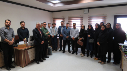 مراسم تودیع و معارفه مسئول کارگزینی بیمارستان بهار