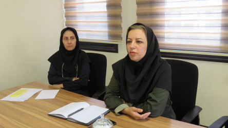 جلسه معارفه مدیریت جدید بیمارستان با مسئولین واحدها