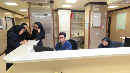 بازدید کارشناسان معاونت درمان درزمینه مدیریت بحران