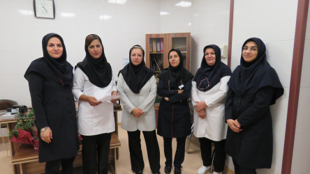 همزمان با روز فیزیوتراپی از زحمات خانم سرحدی تقدیر شد