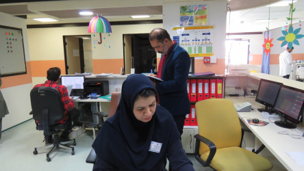 بازدید مدیریتی ایمنی بیمار بخش های icu۱ و picu انجام شد