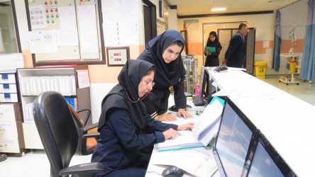 بازدید مدیریتی ایمنی بیمار بخش های icu۱ و picu انجام شد
