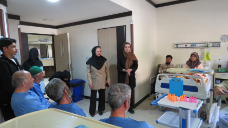 مراسم گرامیداشت هفته سالمندان دربخش داخلی برگزارشد.