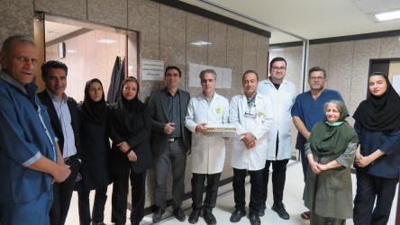 از همکاران واحد رادیولوژی تقدیر شد