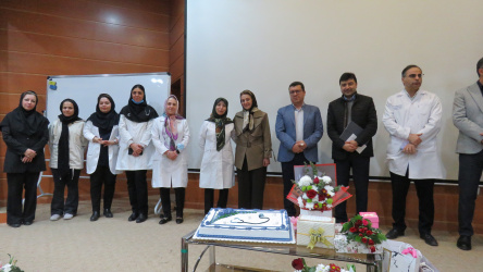 برگزاری مراسم بازنشستگی دکتر صادقیان، متخصص محترم اطفال