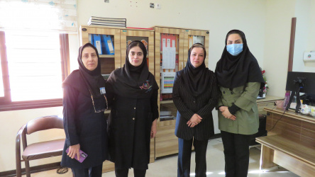 بازدید مدیریت و مدیر پرستاری بیمارستان از واحد مددکاری به مناسبت روز مددکار اجتماعی