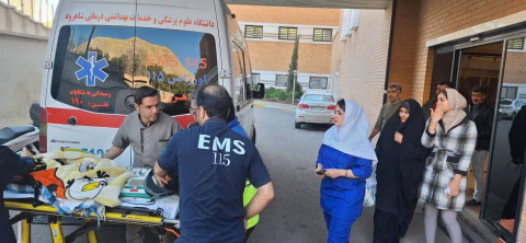 اعزام موفق کودک بدحال با امداد هوایی
