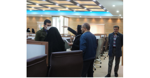 نظارت اداره بازرسی ،پاسخگویی به شکایات وارزیابی عملکرد براجرای آزمون توجیهی بدو خدمت