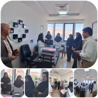 گزارش تصویری بازدید معاون درمان دانشگاه دکتر جان محمدی از پلی کلینیک تخصصی دانشگاه