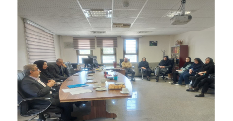 تقدیر  و تشکر کارشناسان معاونت درمان از دکتر جان محمدی و عرض تبریک به دکتر باباخانی