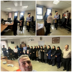 تبریک روز پزشک توسط همکاران معاونت درمان مورخ ۱۴۰۴/۶/۳