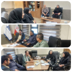 جلسه هماهنگی مراسم گرامیداشت روز پرستار در سالن جلسات معاونت درمان