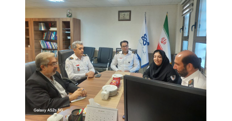 دیدار رئیس اورژانس پیش بیمارستانی با معاون درمان دانشگاه