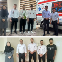 راند مدیریتی سرپرست کارگروه فوریت های پزشکی سرکار خانم فدائی اقدم از مراکز اورژانس پیش بیمارستانی شهری