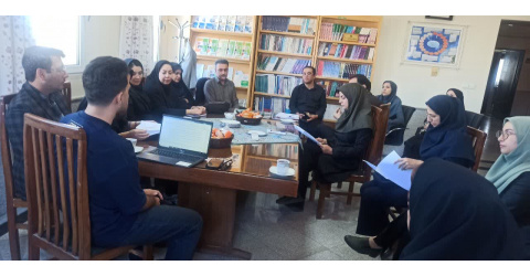 برگزاری جلسه آموزش در پژوهش