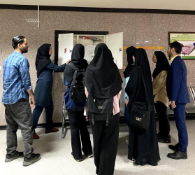 بازدید دانشجویان بهداشت حرفهای از بیمارستان بهار