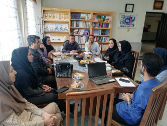 برگزاری جلسه آموزش در پژوهش