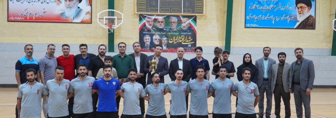 قهرمانی تیم فوتسال بیمارستان در مسابقات درون دانشگاهی