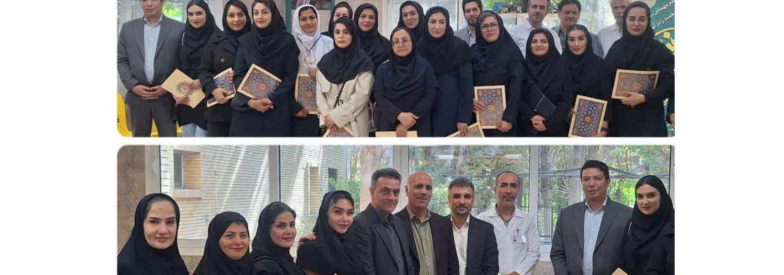 گزارش تصویری  آیین گرامیداشت روز پرستار در بیمارستان با حضور مدیران عالی بیمارستان و دانشگاه و تجلیل از پرستاران نمونه ۱۴۰۵