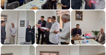 گزارش تصویری تبریک روز پزشک توسط همکاران محترم واحد های مختلف