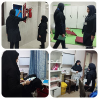 بازدید تیم ارزیابی داخلی بیمارستان از واحد‌های پزشکی هسته ای, اسپیرو متری و تالاسمی برگزار شد.