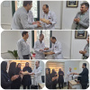 گزارش تصویری تجلیل از پیشگامان رعایت بهداشت دست به مناسبت روز جهانی بهداشت دست.