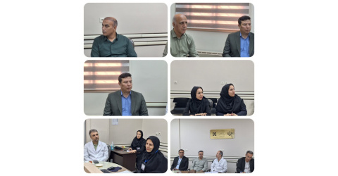 جلسه تیم مدیریت اجرایی بیمارستان برگزار شد.