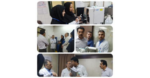 بازدید ایمنی از واحدهای پاراکلینیک(آزمایشگاه و تصویربرداری)بیمارستان انجام شد