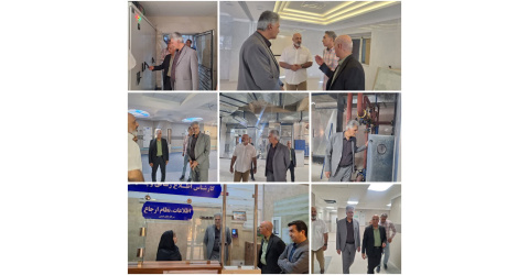 بازدید رئیس دانشگاه علوم پزشکی شاهرود از پروژه توسعه مرکز آموزشی، پژوهشی و درمانی امام حسین (ع)