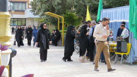 گزارش تصویری برپایی موکب جشن ولادت پیامبر(ص) و امام صادق (ع)