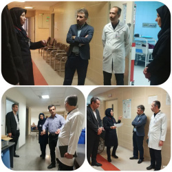 بازدید مدیریتی ایمنی از واحدهای داروخانه , اکو و تالاسمی بیمارستان انجام شد.