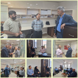 قاب تصویر ؛ بازدید رئیس دانشگاه از پلی کلینیک تخصصی و فوقتخصصی بیمارستان امام حسین(ع)