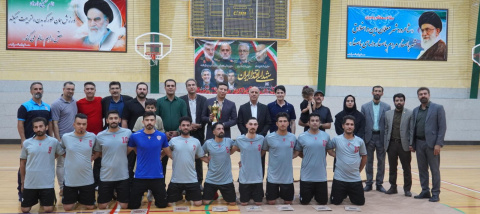 قهرمانی تیم فوتسال بیمارستان در مسابقات درون دانشگاهی