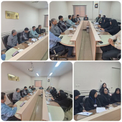 جلسه هماهنگی مدیران خدمات و پشتیبانی بیمارستان برگزار شد.