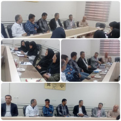 کمیته مدیریت خطر ،حوادث و بلایا برگزار شد.