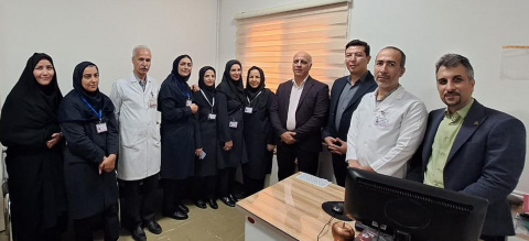 گزارش تصویری  گرامیداشت روز پرستار در بیمارستان