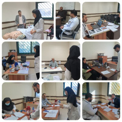 آزمون صلاحیت بالینی بیمارستان برگزار شد.