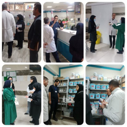 بازدید ایمنی و اعتباربخشی بیمارستان از بخش های شیمی درمانی و اسکوپی